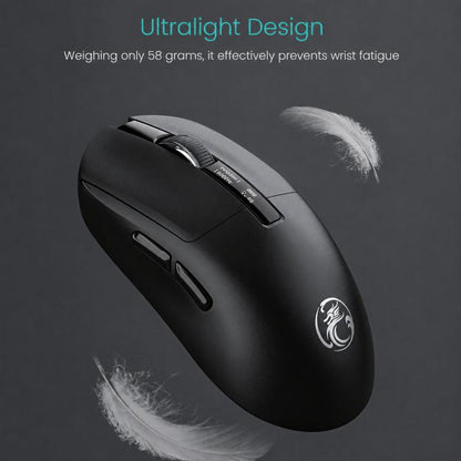 iMICE G200 Tri-Mode Wireless Gaming Bluetooth Mouse Lightweight Office Mouse With Display