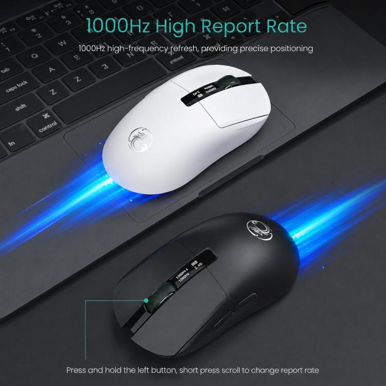 iMICE G200 Tri-Mode Wireless Gaming Bluetooth Mouse Lightweight Office Mouse With Display