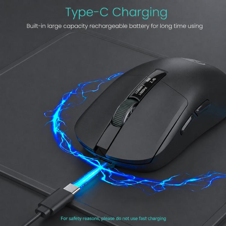 iMICE G200 Tri-Mode Wireless Gaming Bluetooth Mouse Lightweight Office Mouse With Display