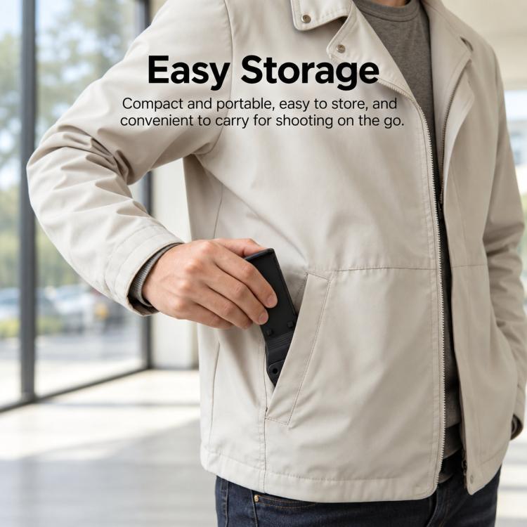 For Insta360 Luna Pro/Ultra Screen Module Quick Release Handle Extension Mount, Handle