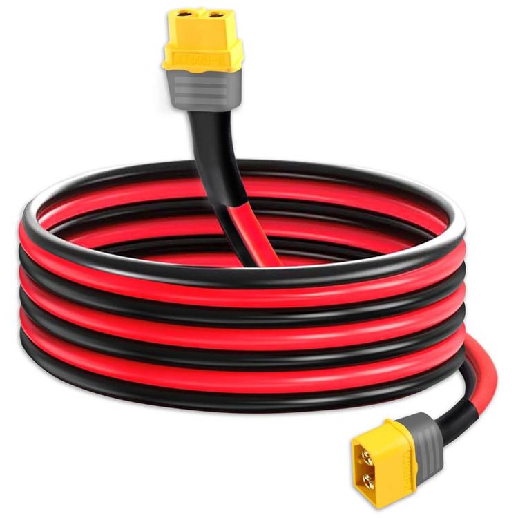 XT60 Male/Female Extension Cable 30A Mobile Energy Storage Pure Copper Connector, 0.61m, 0.91m, 1.83m, 3.66m, 6.1m, 9.15m, 12.1m, 15.2m