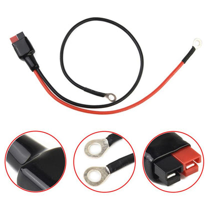 30A Connector Plug To O-type Terminal Power Charging Plug Connection Cable, 25cm, 40cm, 100cm