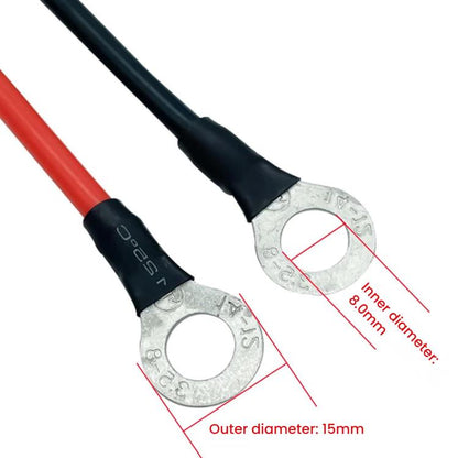 30A Connector Plug To O-type Terminal Power Charging Plug Connection Cable, 25cm, 40cm, 100cm