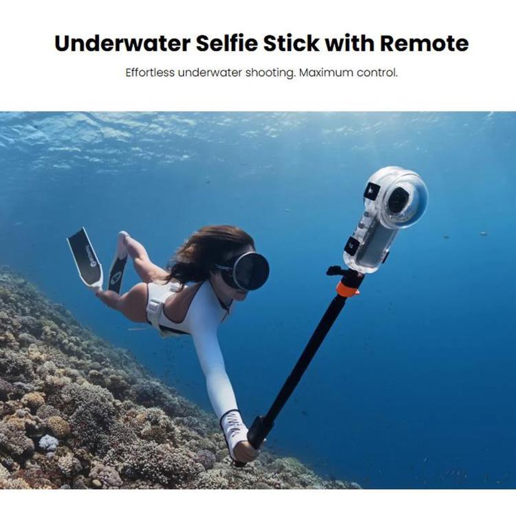 For Insta360 X6 / X4 Air / X5 / Ace Pro 2 Original Underwater Selfie Stick With Remote, Underwater Selfie Stick