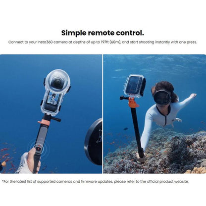 For Insta360 X6 / X4 Air / X5 / Ace Pro 2 Original Underwater Selfie Stick With Remote, Underwater Selfie Stick
