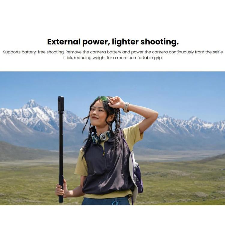 For Insta360 X6 Original Power Selfie Stick, Power Selfie Stick