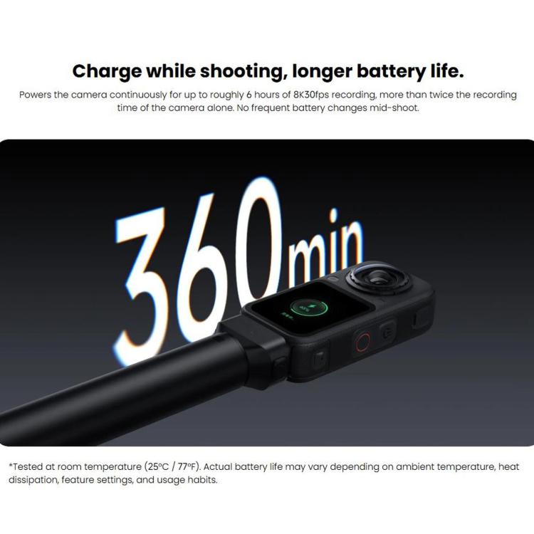 For Insta360 X6 Original Power Selfie Stick, Power Selfie Stick