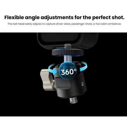 For Insta360 X6 / X5 / Ace Pro 2 / GO Ultra Original 1/4 Inch In-Car Mount Adapter, 1/4 Inch In-Car Mount Adapter