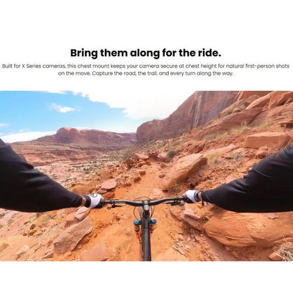 For Insta360 X6 / X5 / X4 / X3 / X4 Air Original POV Chest Mount 2.0, POV Chest Mount 2.0