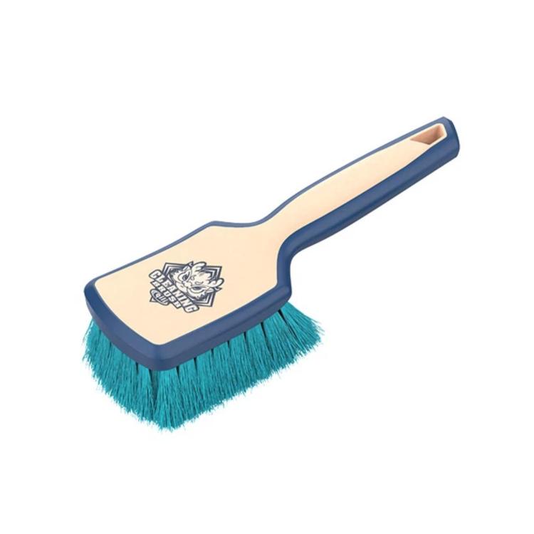 qili Car Detailing Tire Brush With Rubber-Coated Handle Carpet Cleaning Brush, Soft Fuzz Large, Strong Fuzz Large, Open Pile Large, Soft Fuzz Small, Strong Fuzz Small