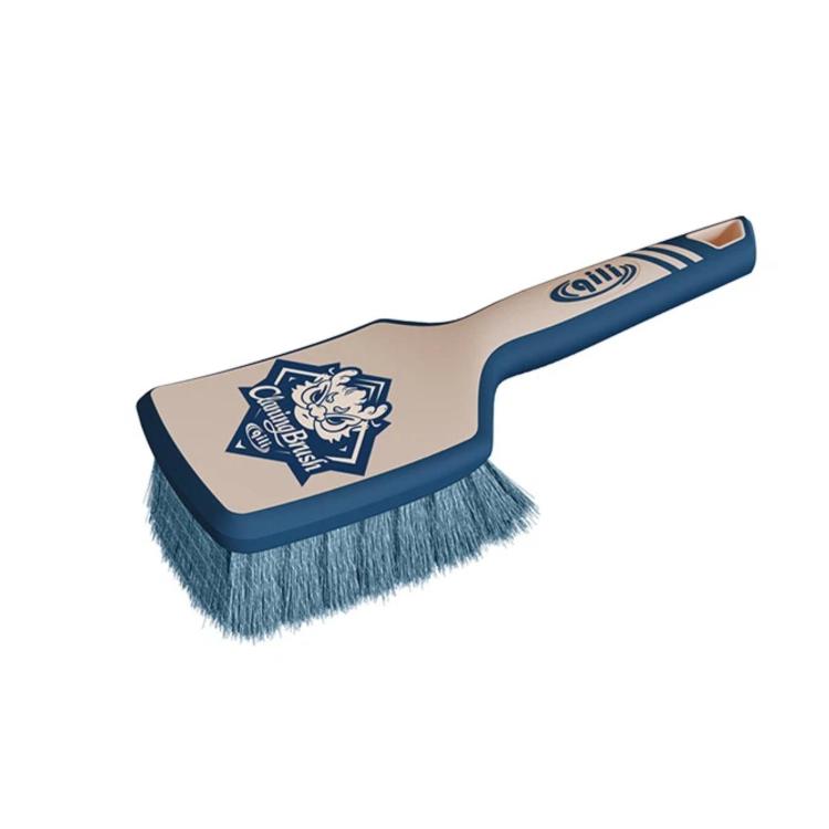 qili Car Detailing Tire Brush With Rubber-Coated Handle Carpet Cleaning Brush, Soft Fuzz Large, Strong Fuzz Large, Open Pile Large, Soft Fuzz Small, Strong Fuzz Small