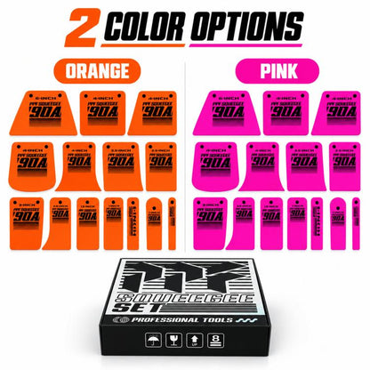 qili 14pcs /Set Car Film Invisible Car Wrap Scraper
