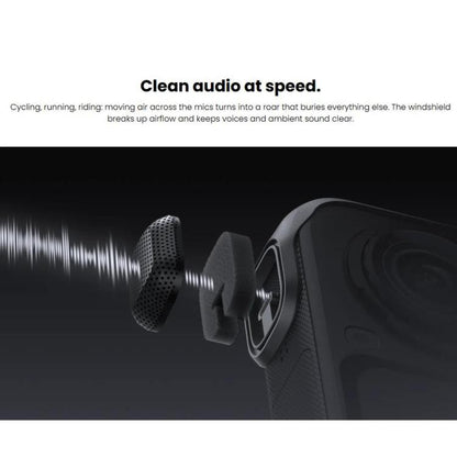 For Insta360 X6 Original Mic Windshield, Mic Windshield