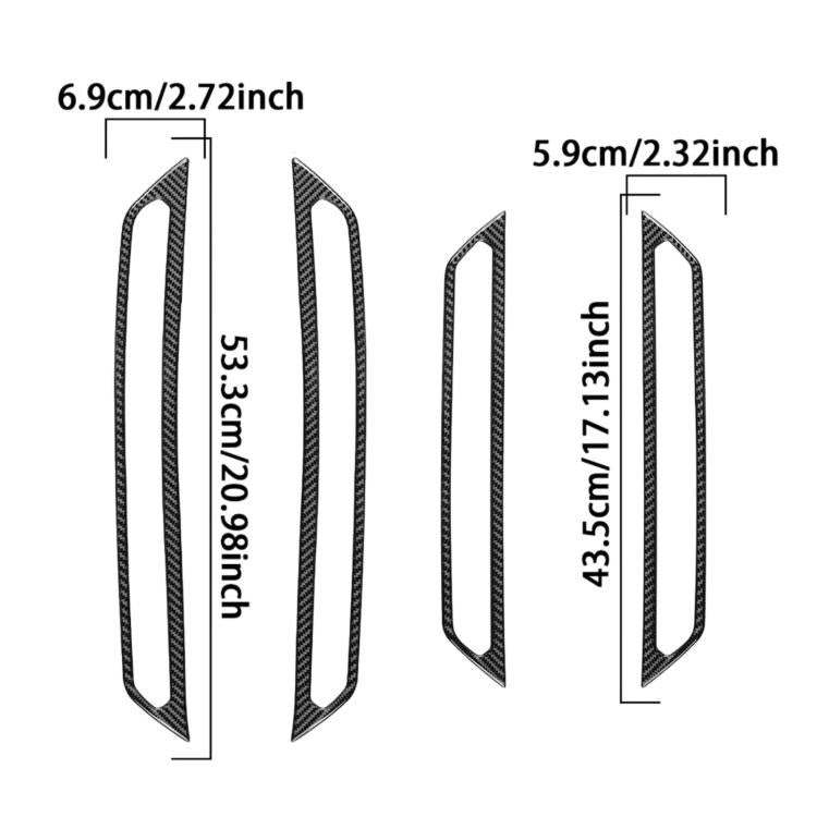 For BMW 5 Series i5 G60 / G68 2023-2026 Car Door Sill Decorative Sticker