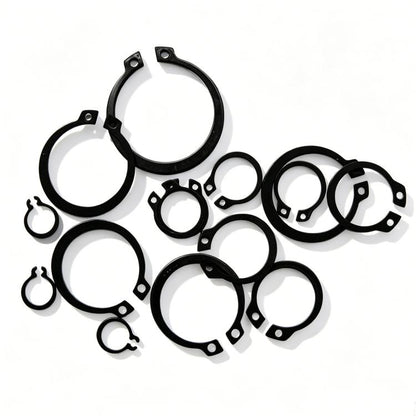 225 PCS/Box Snap Ring Assortment Kit Metric Internal External C-Clips 6mm-32mm, Snap Ring