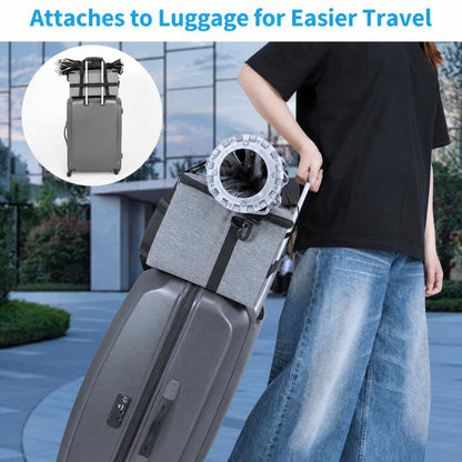 FOMITO AB-27 Handheld Portable Large Capacity Camera Bag Outdoor DSLR Digital Camera Lens Case, AB-27 Grey, AB-27 Black