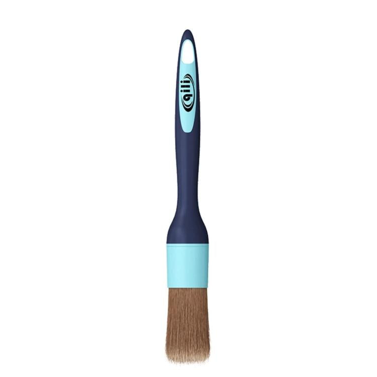 Qili Soft-Bristled Detailing Brush For Car Interior Air Vents, Composite Tapered Filaments, Boar Bristles, Soft PBT Bristles