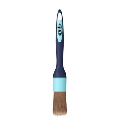 Qili Soft-Bristled Detailing Brush For Car Interior Air Vents, Composite Tapered Filaments, Boar Bristles, Soft PBT Bristles