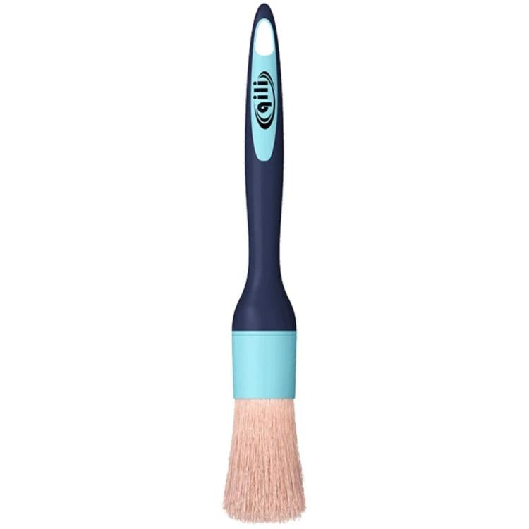 Qili Soft-Bristled Detailing Brush For Car Interior Air Vents, Composite Tapered Filaments, Boar Bristles, Soft PBT Bristles
