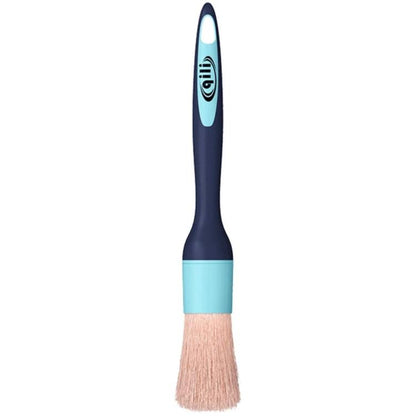 Qili Soft-Bristled Detailing Brush For Car Interior Air Vents, Composite Tapered Filaments, Boar Bristles, Soft PBT Bristles