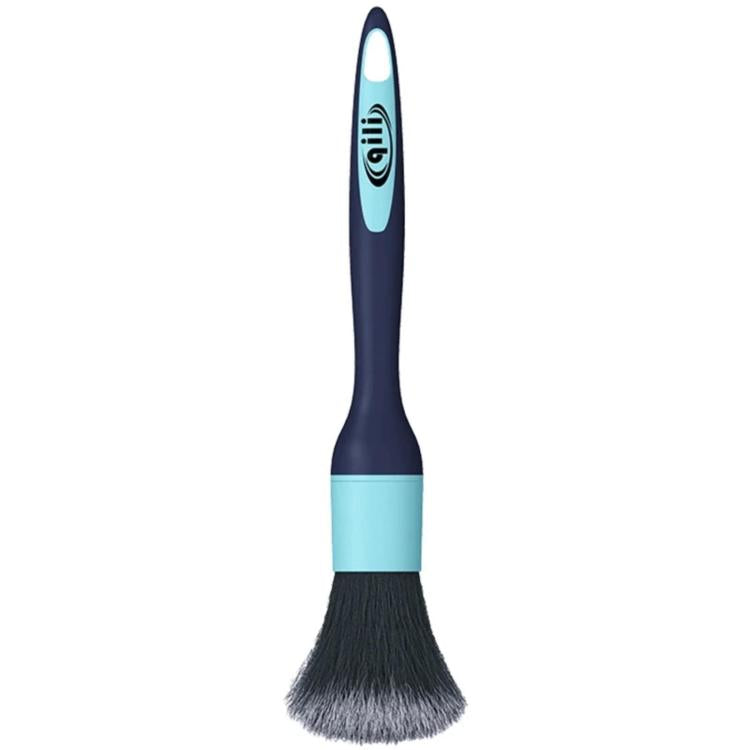 Qili Soft-Bristled Detailing Brush For Car Interior Air Vents, Composite Tapered Filaments, Boar Bristles, Soft PBT Bristles