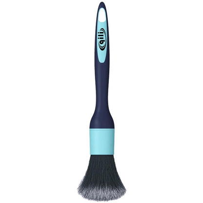 Qili Soft-Bristled Detailing Brush For Car Interior Air Vents, Composite Tapered Filaments, Boar Bristles, Soft PBT Bristles