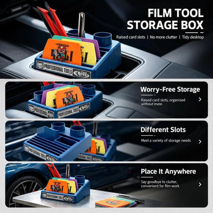 qili Car Window Tinting Tool Multifunctional Squeegee Storage Box