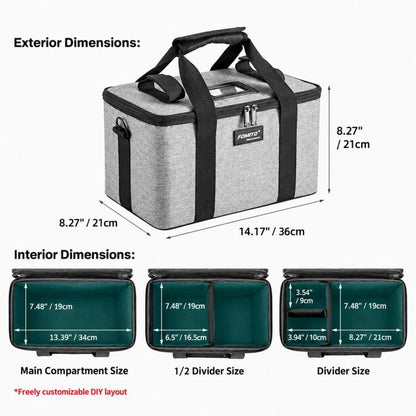 Foldable Multi-Function Photography Light Storage Bag Thickened Adjustable Camera Handheld Case, AB-20
