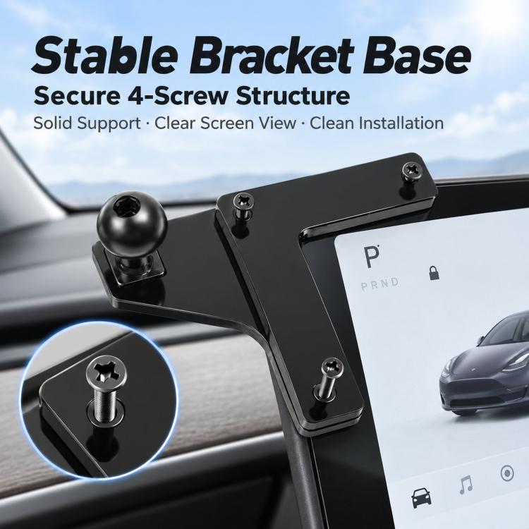 For Tesla Model 3 / Y Center Console Display Screen Phone Mount Base