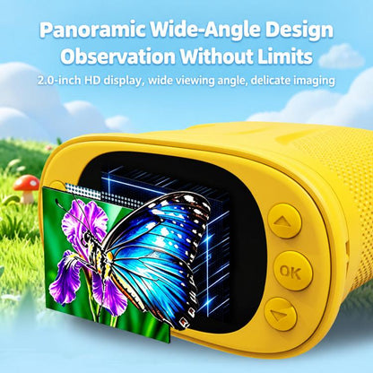 CM10 Kids Digital Microscope 2.0 Inch Screen Handheld Scope 8 LED Light Science Toy, CM10