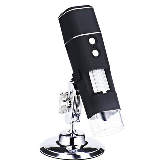 W01A Wireless Digital Microscope 1000X Handheld WiFi Borescope With 8 LED Lights, Rechargeable
