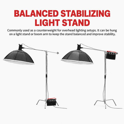 FOMITO Photography Light Stand Load-Bearing Canvas Bag Studio Tripod Balance Weight Bag
