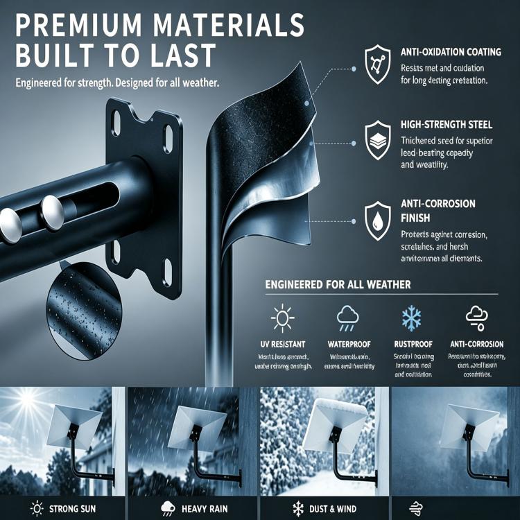 For Starlink Gen 3 Wall-mounted Telescopic Mount Bracket