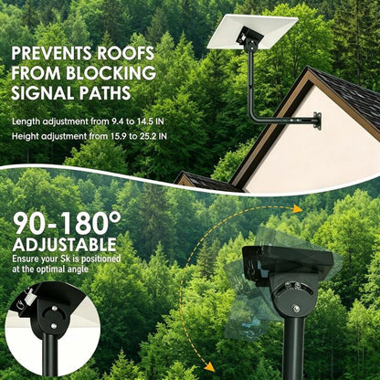 For Starlink Gen 3 Wall-mounted Telescopic Mount Bracket