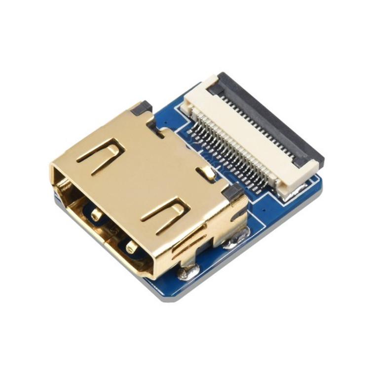 Waveshare HDMI-Compatible Adapter For DIY HDMI-Compatible Cable, Vertical, Vertical B, Horizontal, Horizontal B
