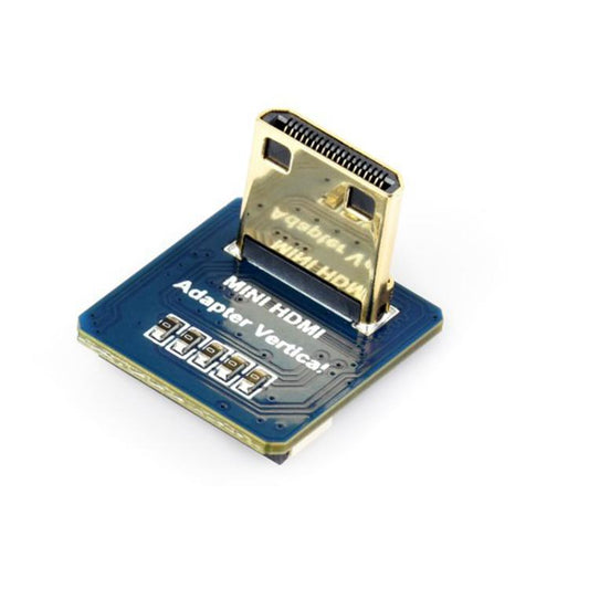 Waveshare Mini HDMI-Compatible Adapter For DIY HDMI-Compatible Cable, Vertical, Horizontal, Horizontal B