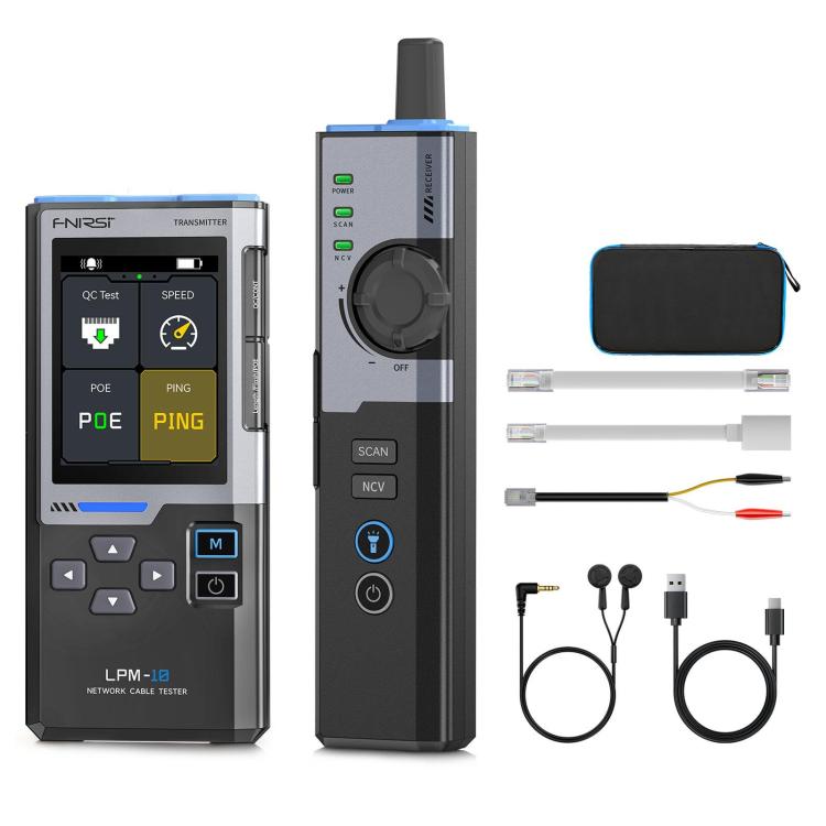 FNIRSI Multifunctional Cable Finder With Anti-Interference PoE Cable Tester, LPM-10C