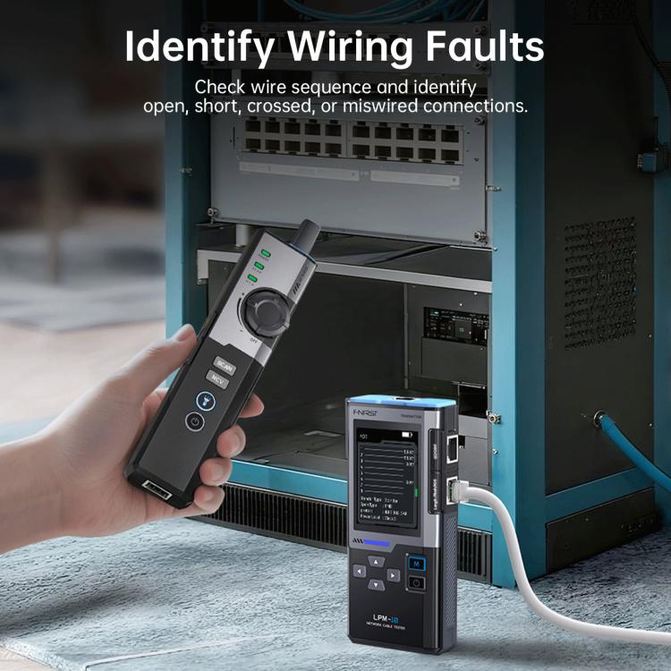 FNIRSI Multifunctional Cable Finder With Anti-Interference PoE Cable Tester, LPM-10C