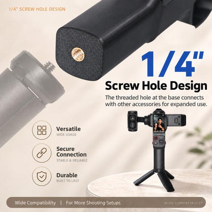 For Insta360 Luna Pro / Luna Ultra Vertical Shooting Handheld Grip Horizontal Body Mount Handle