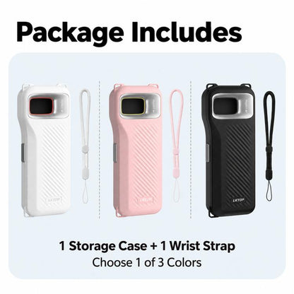 For DJI Osmo Pocket 4P LKTOP Hard Carrying Case Protective Storage Box with Wrist Strap