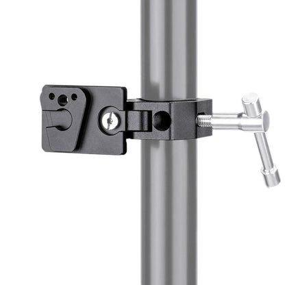 FOMITO V-Mount Male Connector Crab Clamp Multi-Function Monitor Tripod Heavy Duty Clamp, V-Mount Male Connector Crab Clamp