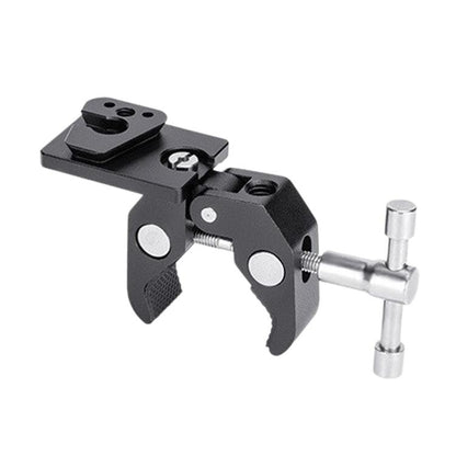 FOMITO V-Mount Male Connector Crab Clamp Multi-Function Monitor Tripod Heavy Duty Clamp, V-Mount Male Connector Crab Clamp