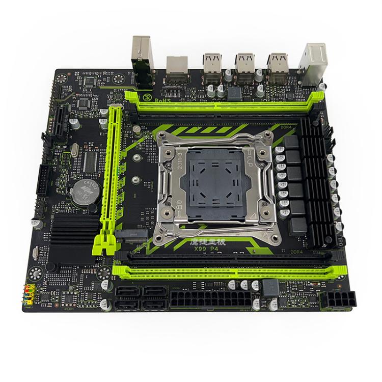 Yingjie X99-P4 M-ATX LGA 2011-3 DDR4 Computer Motherboard For Intel Xeon E5 2678 2680 V3 V4, X99-P4