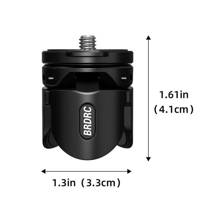 For DJI Osmo Pocket 4P / Insta360 X6 BRDRC Magnetic Foldable Tripod
