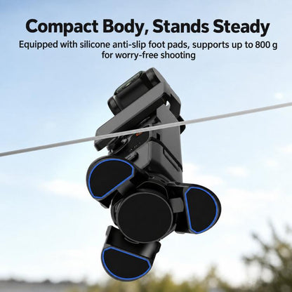 For DJI Osmo Pocket 4P / Insta360 X6 BRDRC Magnetic Foldable Tripod