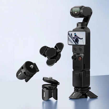 For DJI Osmo Pocket 4P / Insta360 X6 BRDRC Magnetic Foldable Tripod