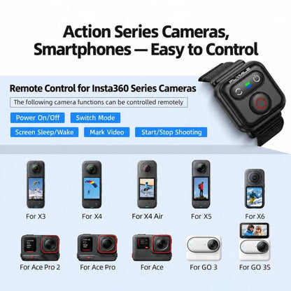 Flymile 50M Smart Bluetooth Controller For DJI, Insta360, and Other Smart Phones