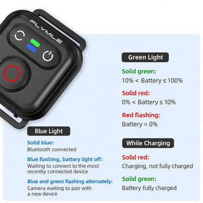 Flymile 50M Smart Bluetooth Controller For DJI, Insta360, and Other Smart Phones