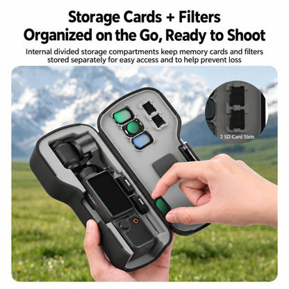 For DJI Osmo Pocket 4 / 3 BRDRC Lens Screen Drop-resistant Storage Protective Case