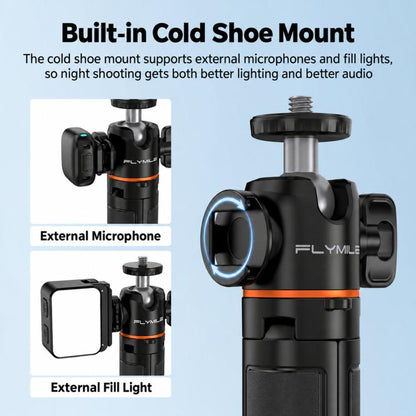 Flymile One-Touch Pop-Out Tripod Selfie Stick Extension Pole For DJI, Insta360, GoPro, And Other Action Cameras